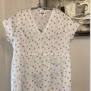 100% COTTON Sleep & Lounge by SPLASH nightwear gown size US 8 Made in India 12